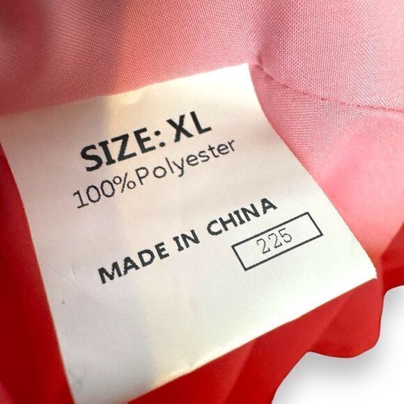 Smocked Pink Babydoll Dress Womens Size XL‎ Flutter Flowy Coquette Dollette - Picture 7 of 11